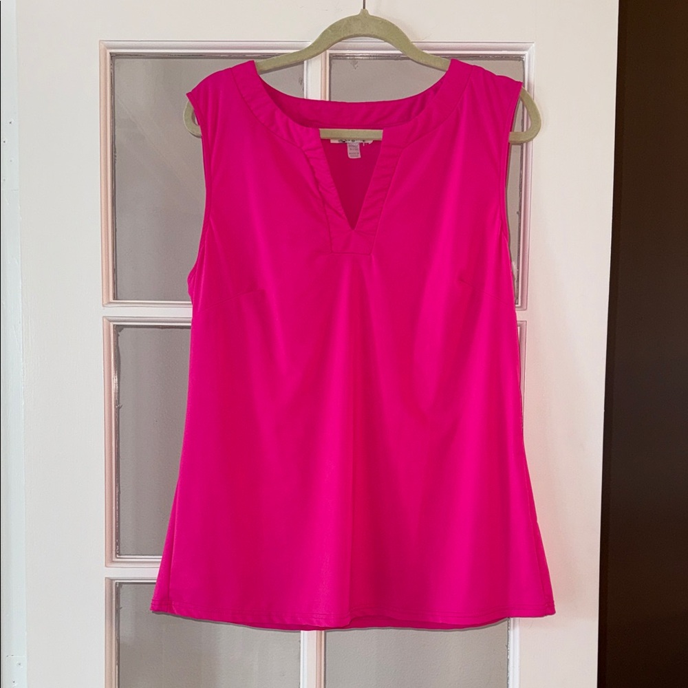 Aryeh Fuchsia Sleeveless Blouse